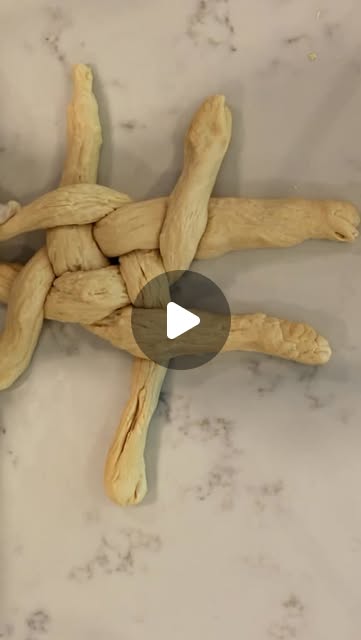 Four-Braided Round Challah